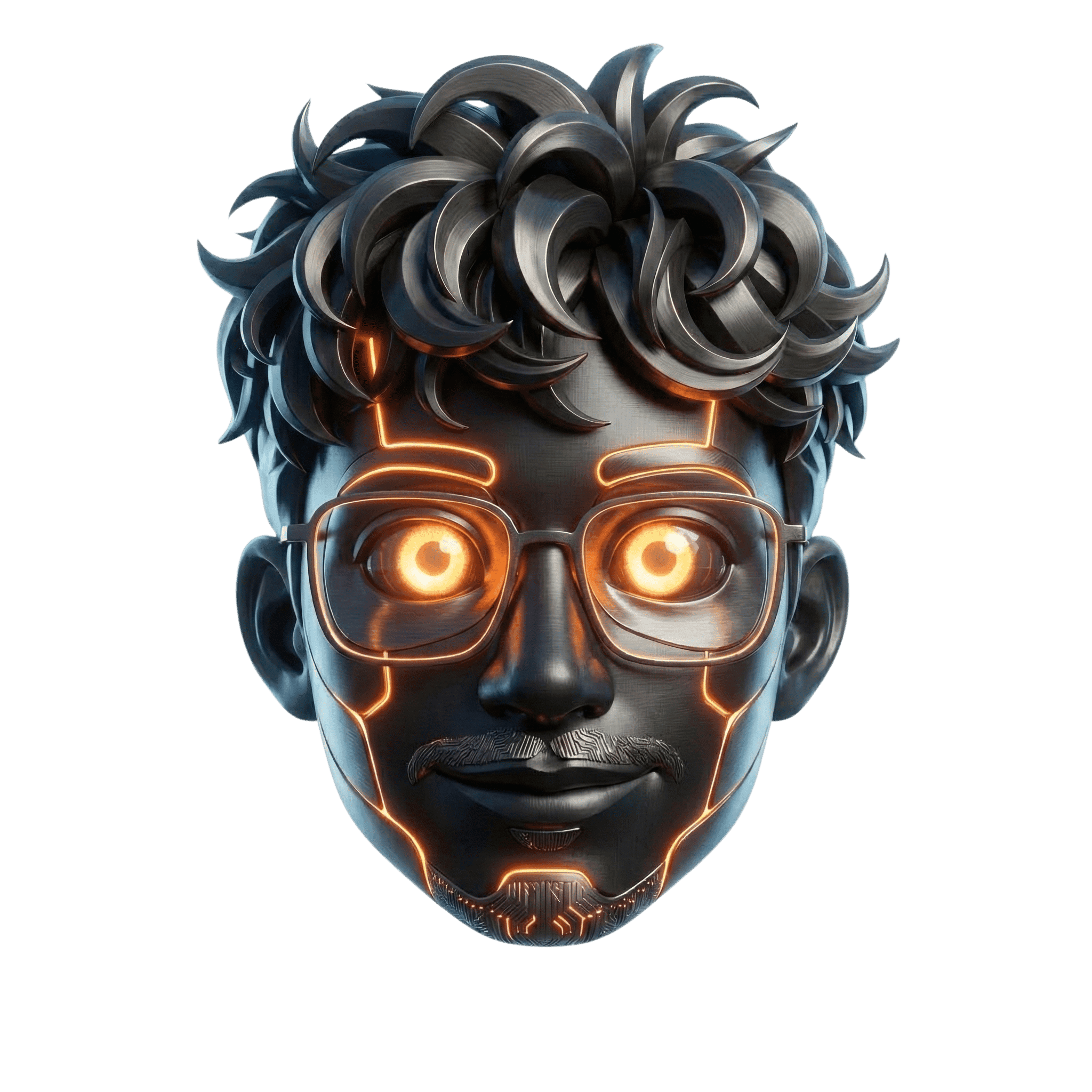 Futuristic developer illustration of Harshal Madgulkar